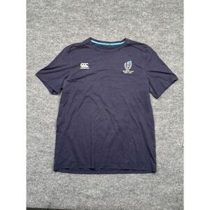 Canterbury Rugby World Cup Japan 2019 Navy Blue Graphic T-Shirt Mens L